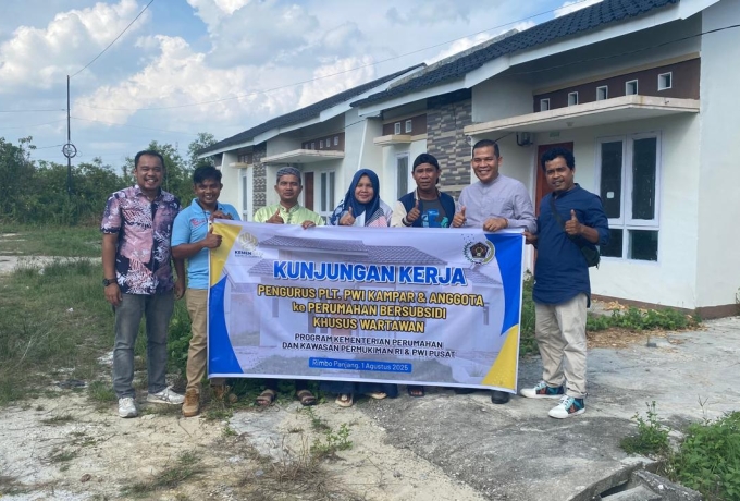 Rumah Subsidi PWI Kampar Ludes, Plt Ketua Upayakan Penambahan Kuota