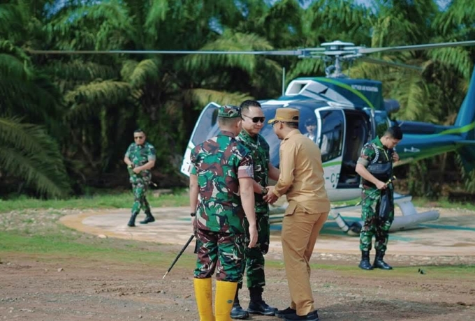 Wabup Rokan Hilir Apresiasi Kunjungan Pangdam I/BB dan Danrem ke Riau