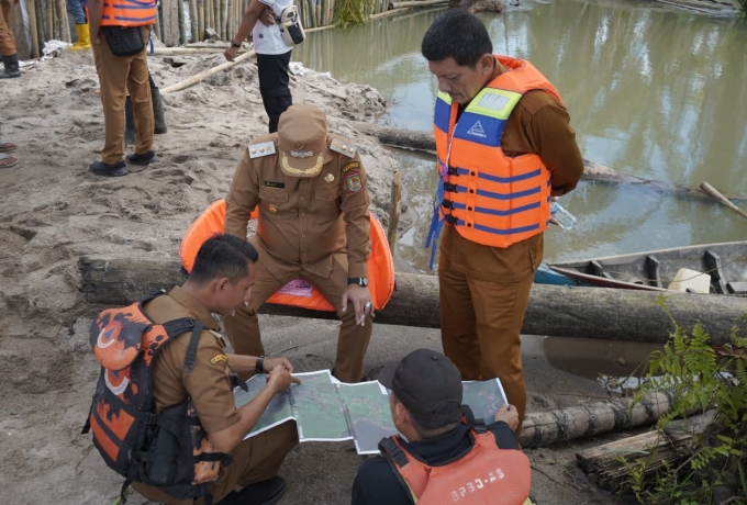 Tanggul Sungai Asahan Diperkuat, Pemkab Asahan Gandeng BWSS I dan Perum Jasa Tirta I