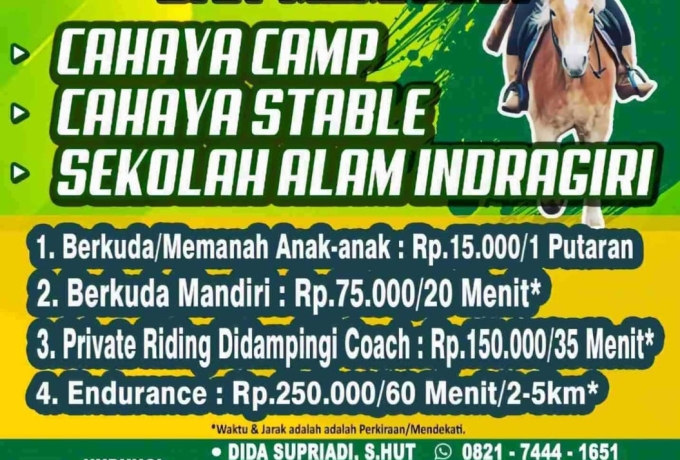 Heboh Telah Hadir Pusat Berkuda dan Memanah di Kabupaten Inhu Rugi tak Mencoba.