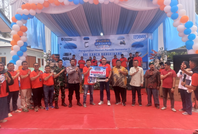 Apresiasi Nasabah, BRI Kanca Bangkinang Sukses Gelar Panen Hadiah Simpedes