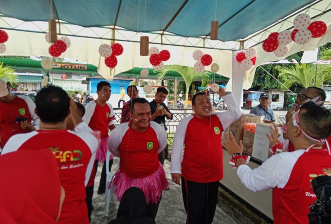 Gebyar Dirgahayu RI ke 80 Dimeriahkan Oleh ASN Kantor BPKAD Meranti