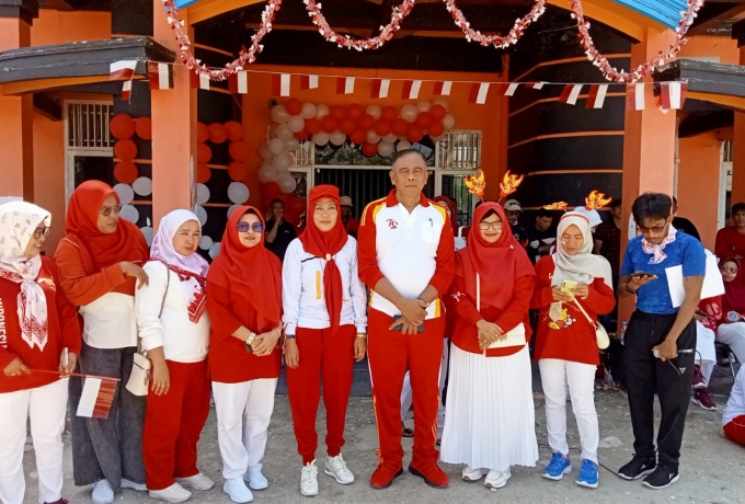 HUT RI ke- 80, BPBD Rohil Gelar berbagai Perlombaan