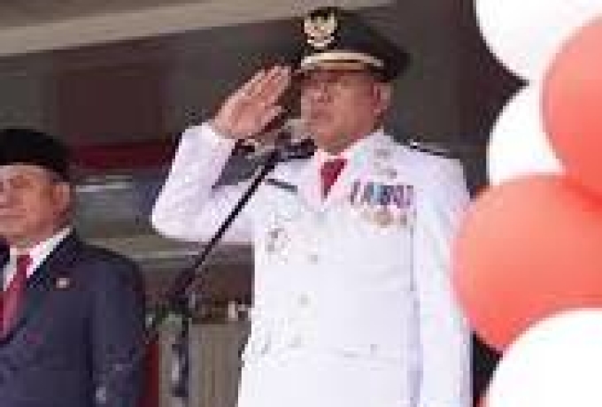 Bupati Kuansing Jadi Inspektur Upacara HUT ke-80 RI