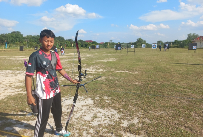 Ratusan Atlet Kejurprov Panahan VII Riau Antusias Uji Coba Lapangan