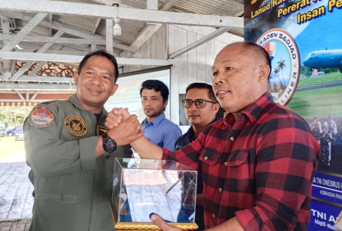 Special Coffee Morning Lanud RSA, Pererat Kemitraan bersama Insan Pers Natuna