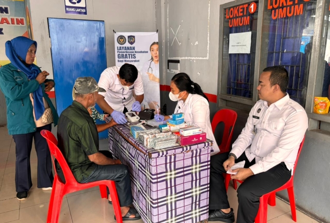 Wujudkan Pemasyarakatan Pasti Bermanfaat, Lapas Bagansiapiapi Gelar Pemeriksaan Kesehatan Gratis untuk Warga Sekitar