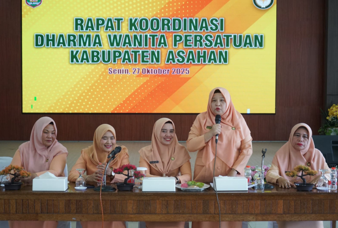Dharma Wanita Persatuan Kabupaten Asahan Gelar Rapat Koordinasi untuk Perkuat Sinergi dan Program Kerja Tahun 2025