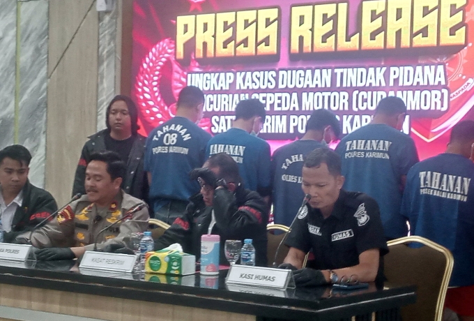 Satreskrim Polres Karimun Ringkus Komplotan Curanmor