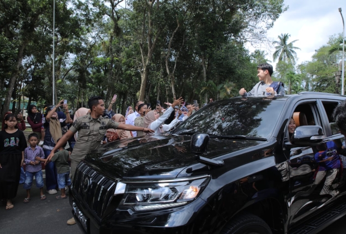 Bupati Asahan Sambut Kepulangan Arbil DA 7 Indosiar