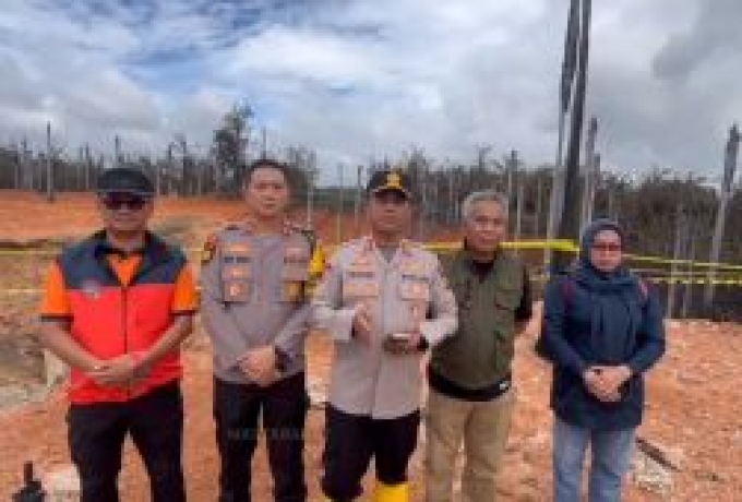Olah TKP Kebakaran Pipa Gas di Inhil, Enam Warga Luka Berat dan Sejumlah Kendaraan Rusak