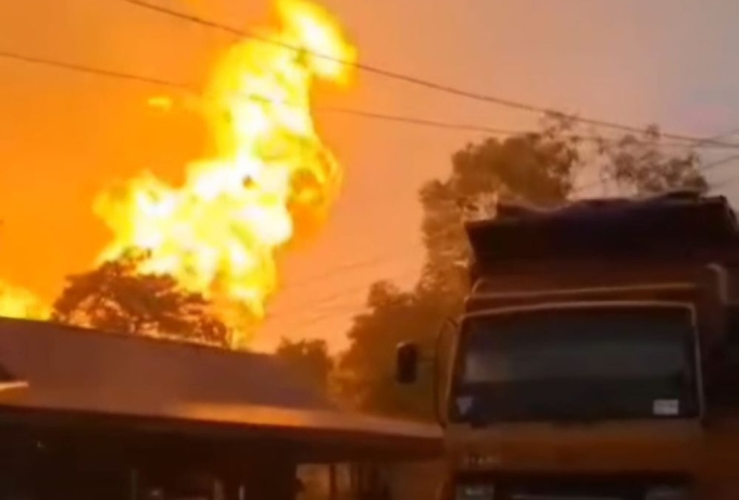 Terkini: Ledakan Pipa Gas PT TGI di Inhil 10 Orang Terluka