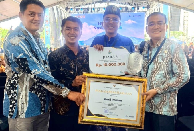 Anggota DPRD Kampar, Eko Sutrisno Dampingi Langsung Pemuda Kampar Raih Juara 3 Nasional Pemuda Pelopor Desa