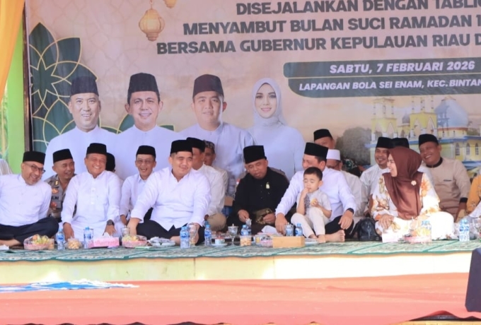 Kenduri Ruwahan Tabligh Akbar Sambut Ramadhan, Gubernur Kepri dan Bupati Bintan Ajak Masyarakat Perkuat Kebersamaan
