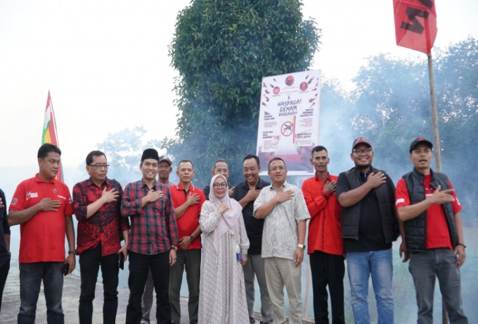 Anggota DPRD Kampar, Azhari Nardi Dukung Kegiatan Baksos dan Fogging Pemkab Kampar