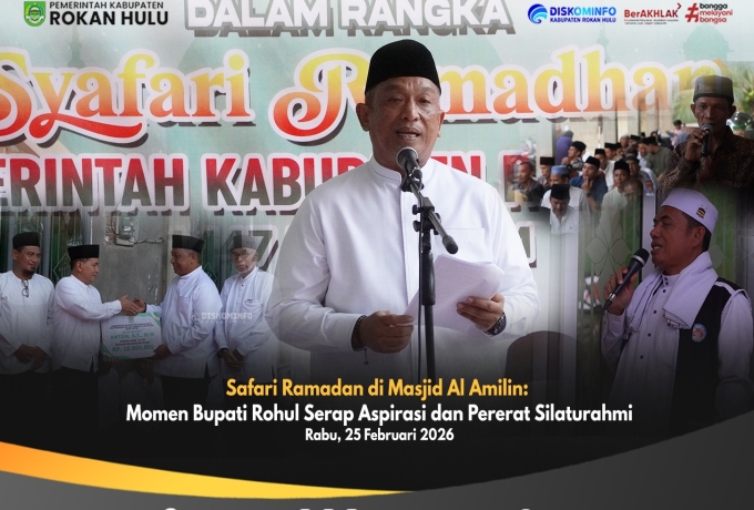 Safari Ramadan di Masjid Al Amilin: Momen Bupati Rohul Serap Aspirasi dan Pererat Silaturahmi