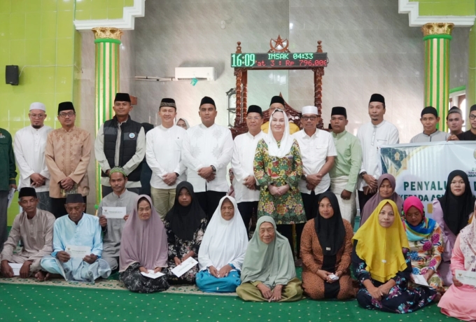 Pemkab Natuna Awali Safari Ramadhan, Zakat dan Bantuan Diserahkan di Pulau Tiga Barat