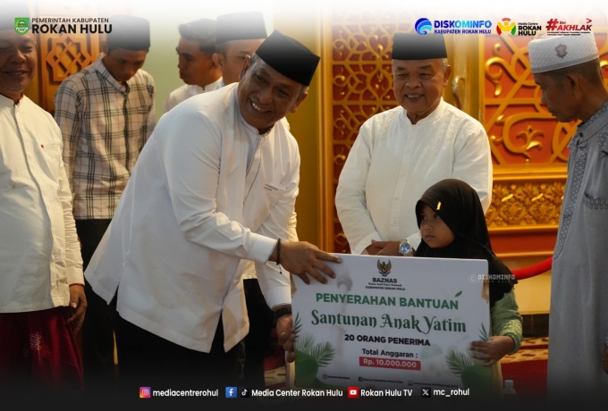 Malam Nuzulul Quran, Ikhtiar Bupati Anton Membangun Karakter Generasi Muda Rohul Lewat Cahaya Al-Quran