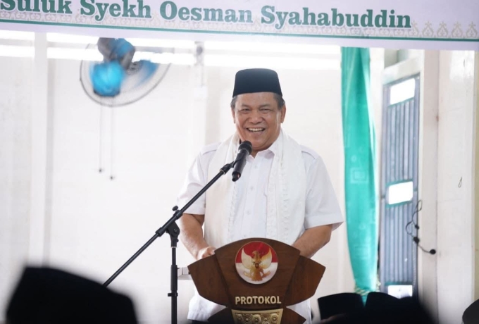 Momen Hangat Safari Ramadan, Plt Gubri SF Hariyanto Santuni Anak Yatim di Bagan Siapi-api