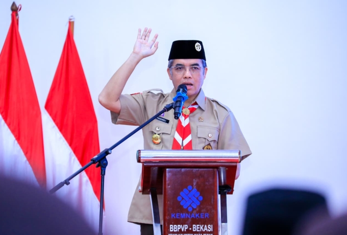 Sanlat yang Beda: Menaker Bekali Pramuka agar Siap Kerja di Era AI