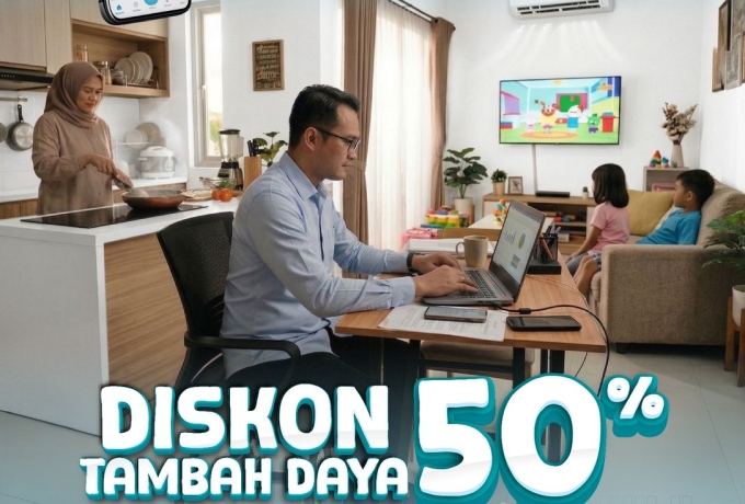 PLN Hadirkan Promo Power Up Real Diskon Tambah Daya 50 Persen