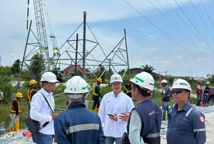 Perkuat Tulang Punggung Listrik Riau, PLN Lakukan Final Check Relokasi Tower SUTT 150 kV