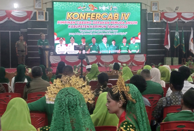 Wabup Karimun Rocky Marciano Bawole Hadiri Konfercab IV GP Ansor