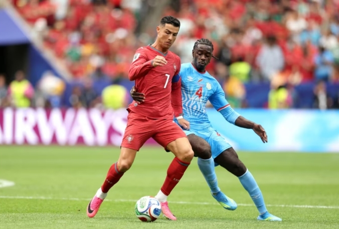 Portugal Ditahan Imbang RD Kongo 1-1, Ronaldo Ukir Rekor