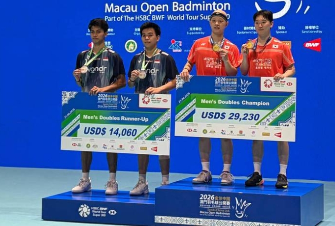 Macau Open 2026: Hilang Fokus, Faathir/Devin Gagal Raih Gelar Juara