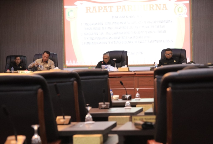 DPRD Kepulauan Meranti Sahkan Tiga Pansus Secara Aklamasi, Tujuh Ranperda Siap Dibahas