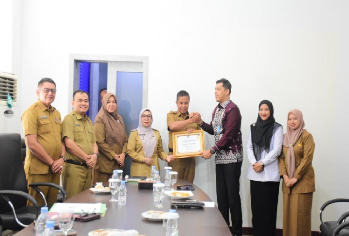 Bupati Ahmad Yuzar Terima Kunjungan Kakanwil Kemenkum Riau, Kampar Raih Penghargaan JDIHN Terbaik I