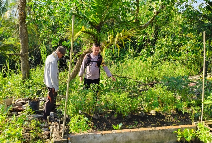 Cabe Rawit Jadi Harapan: Bhabinkamtibmas Sungai Iliran Kawal Program Ketahanan Pangan Desa