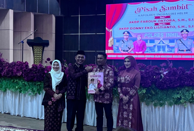 Pisah Sambut Kapolres Indragiri Hilir, Komitmen Perkuat Sinergi dan Pelayanan kepada Masyarakat