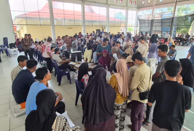 Anggota DPRD Kampar Agus Risna Saputra Apresiasi Layanan Jemput Bola Disdukcapil