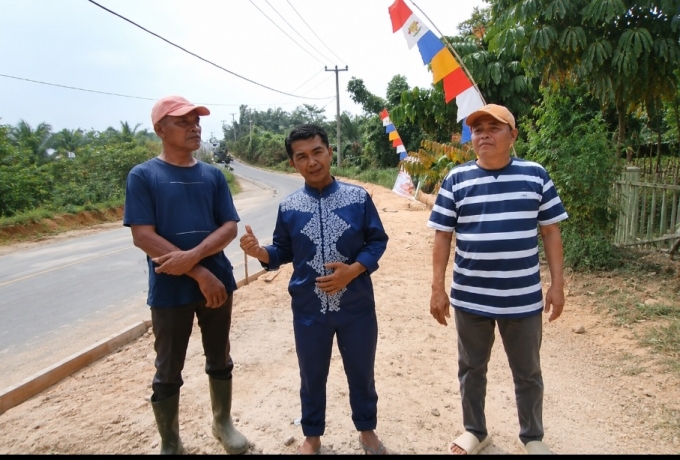 Di Tengah Keterbatasan Ruang Fiskal, Eko Sutrisno Pilih Gotong Royong Bangun Infrastruktur Kampar Kiri