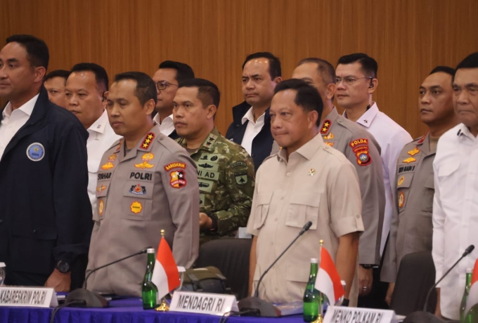 Pangdam XIX Tuanku Tambusai Hadiri Pemusnahan 1,3 Ton Ketamin Hasil Pengungkapan MV King Sun