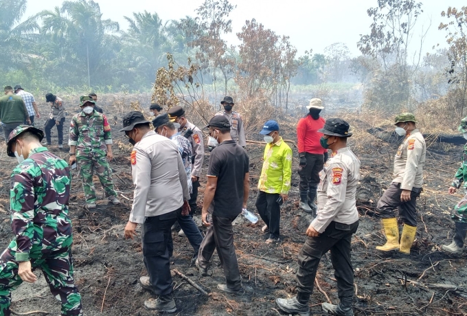 Camat Tambang Imbau Warga Waspadai Asap Karhutla dan Larang Bakar Lahan