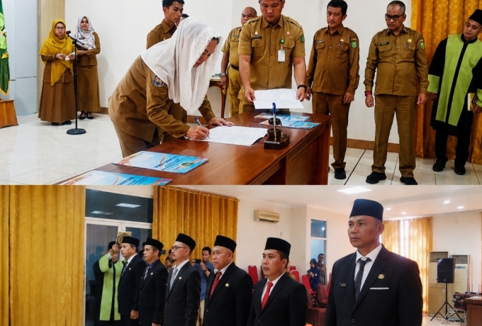 Enam ASN BPBD Natuna Sandang Jabatan Baru, Cen Sui Lan Titip Pesan untuk Layani Masyarakat