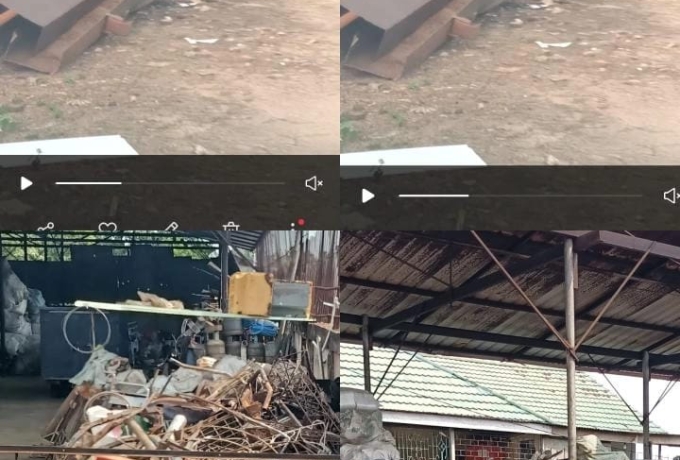 Terancam Dilaporkan Penada Barang Bekas Oknum KontraktorCs Diduga Mencuri Besi MTQ
