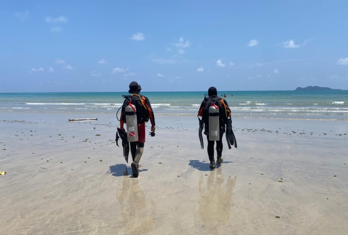 Latihan Water Rescue SAR Natuna : Uji Fisik, Selam hingga Pengoperasian Perahu