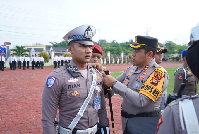 Kapolres Pimpin Apel Operasi Patuh Lancang Kuning 2026, Keselamatan Berlalu Lintas Jadi Prioritas