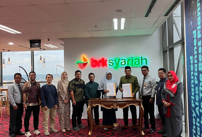 BRK Syariah dan STAI Auliaurrasyidin Teken Kerja Sama Payment System, Pembayaran Kuliah Makin Mudah