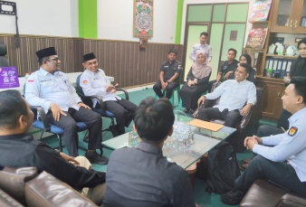 KPU dan Bawaslu Sambangi Kemenag Kampar, Pemutakhiran Data Pemilih Pemilu 2029 Jadi Fokus