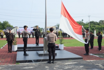 Peringati Hari Sumpah Pemuda, Ke 98 Polres Kepulauan Meranti Kobarkan Semangat Persatuan